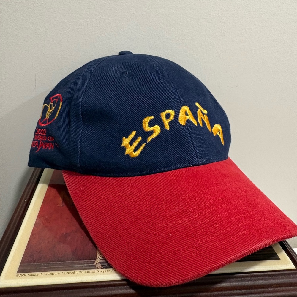 Vintage 2002 World Cup adidas España Embroidered Cap FIFA soccer team Spain